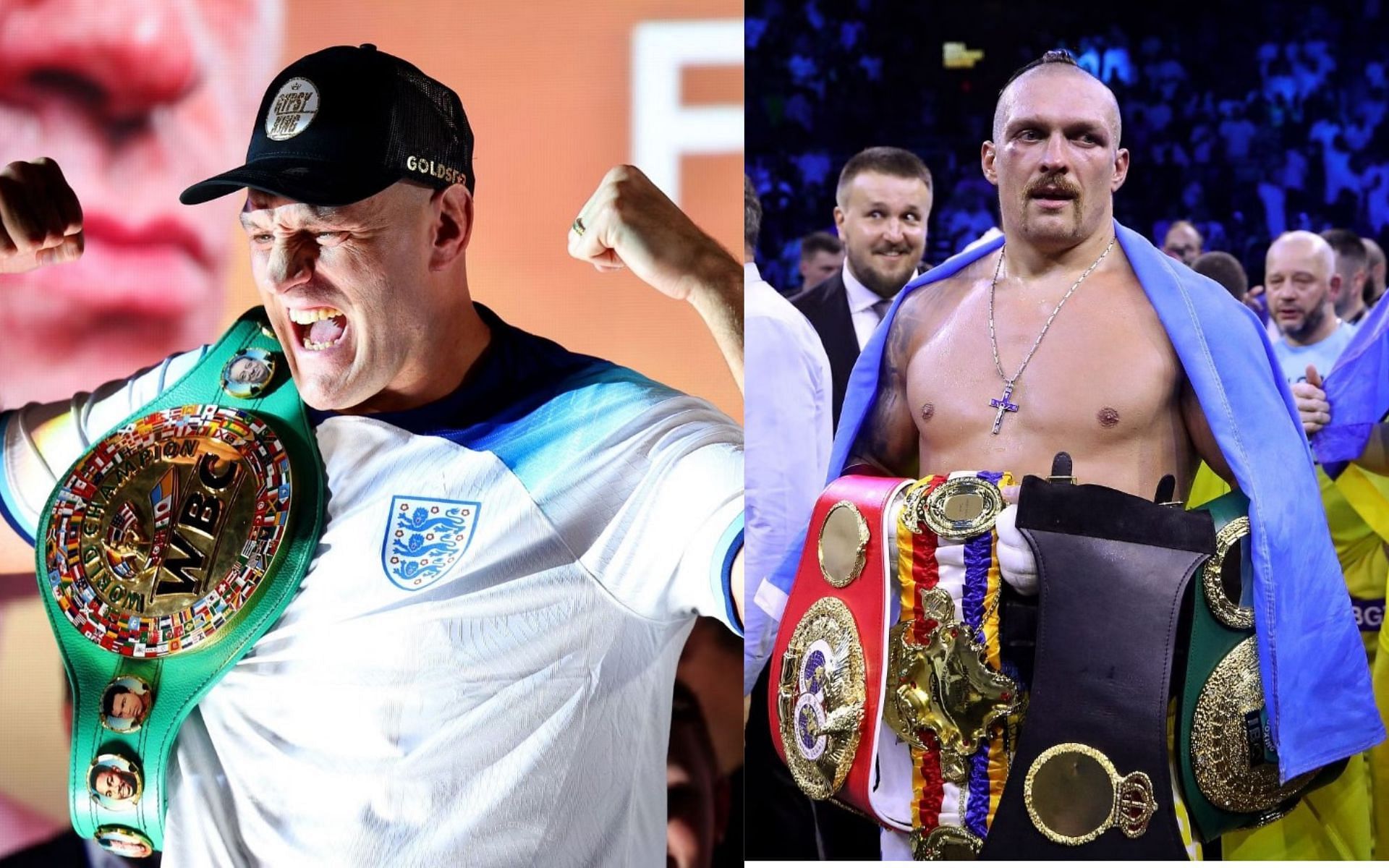 Tyson Fury (Left) and Oleksandr Usyk (Right) (Image Credits; Getty Images)