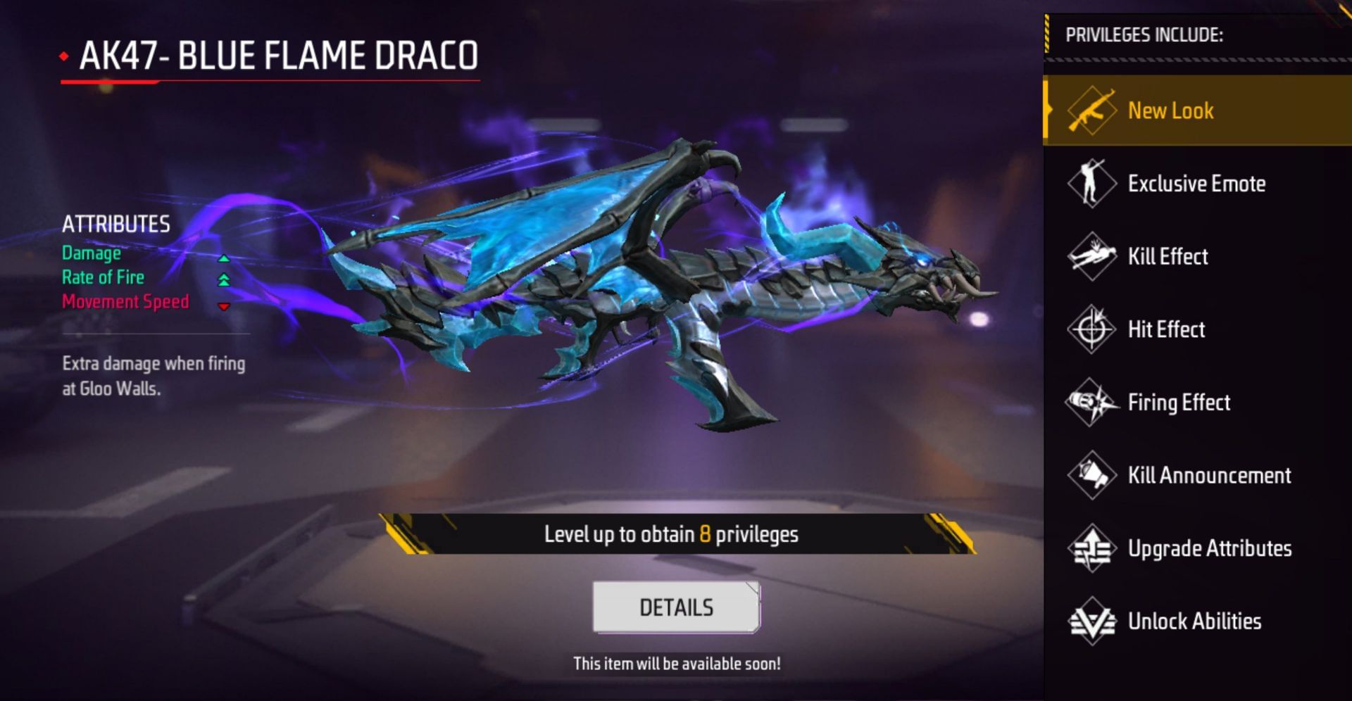 Here Are 8 Leaked Effects of AK Blue Flame Draco Exclusive Gun