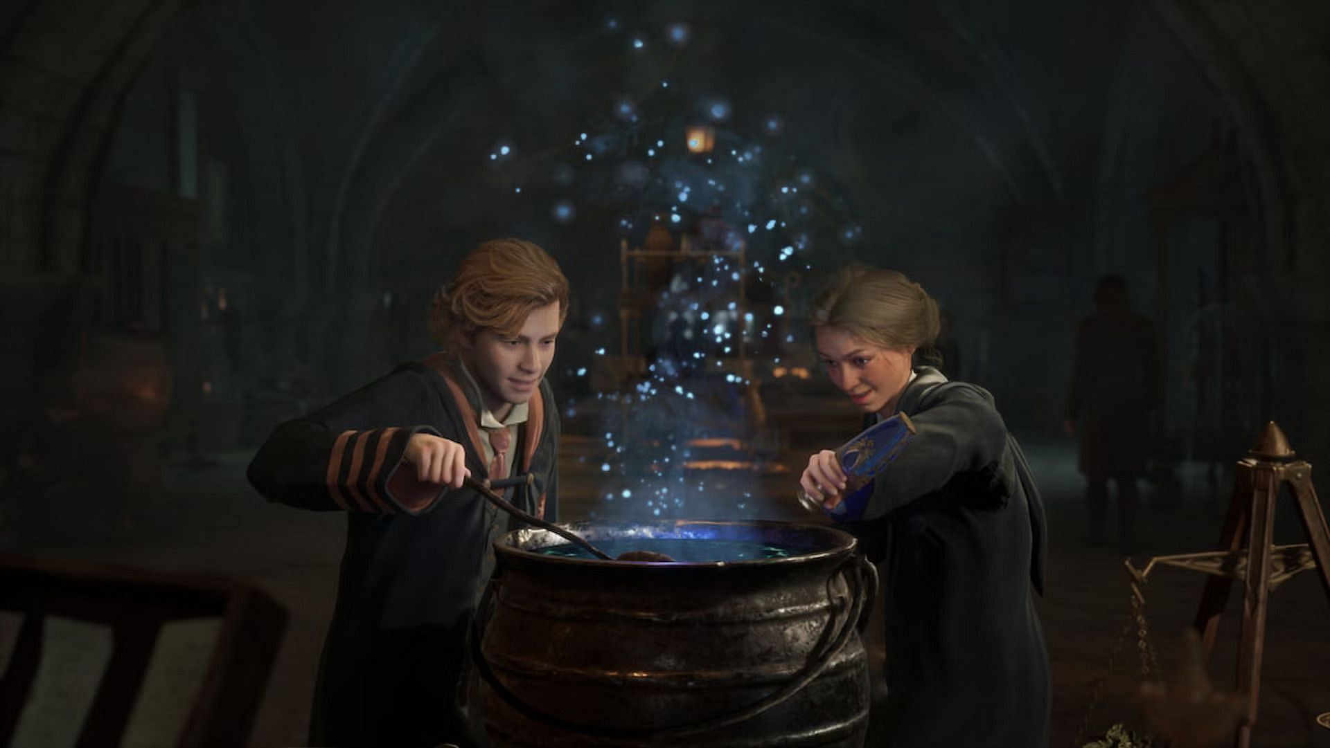 Edurus is a defense potion in Hogwarts Legacy (Image via WB Games)