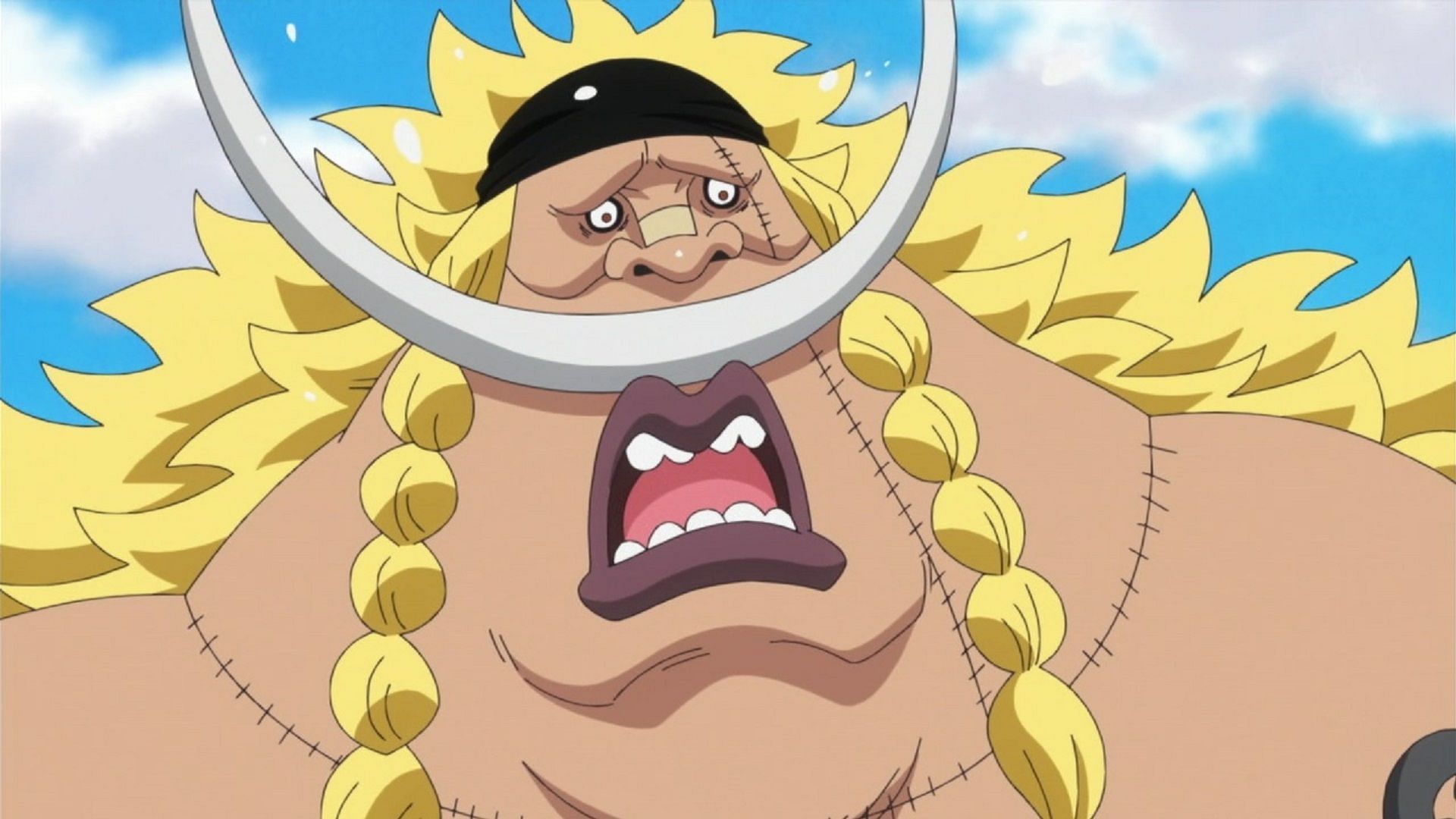 Weevil&#039;s strength was drastically downscaled after his brutal defeat at the hands of Ryokugyu (Image via Toei Animation, One Piece)