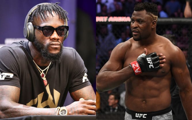 Deontay Wilder suggests two-fight deal with Francis Ngannou in Africa, involving both boxing and MMA