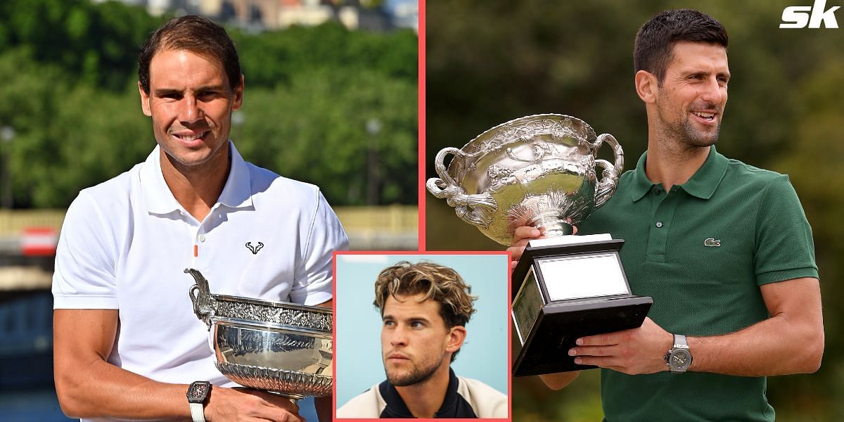 Dominic Thiem believes Grand Slam titles will dictate who takes the GOAT title.