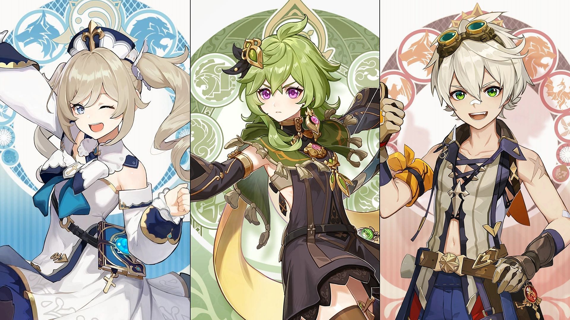 The supposed featured characters for Dehya and Cyno&#039;s banners (Image via HoYoverse)