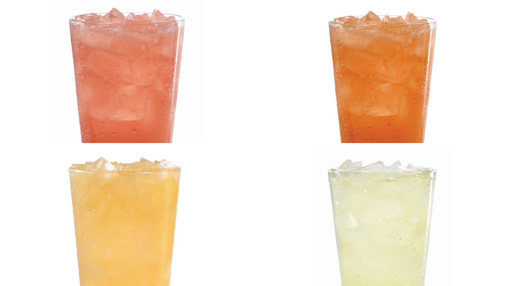 Try any one of the four Lemonade flavors with your meal (Image via Wendy&#039;s)
