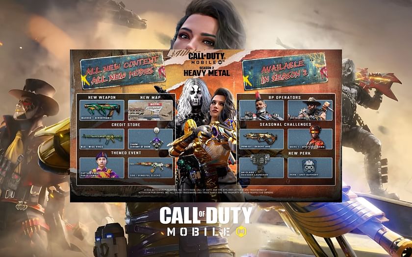 COD Mobile Season 2 Heavy Metal Update