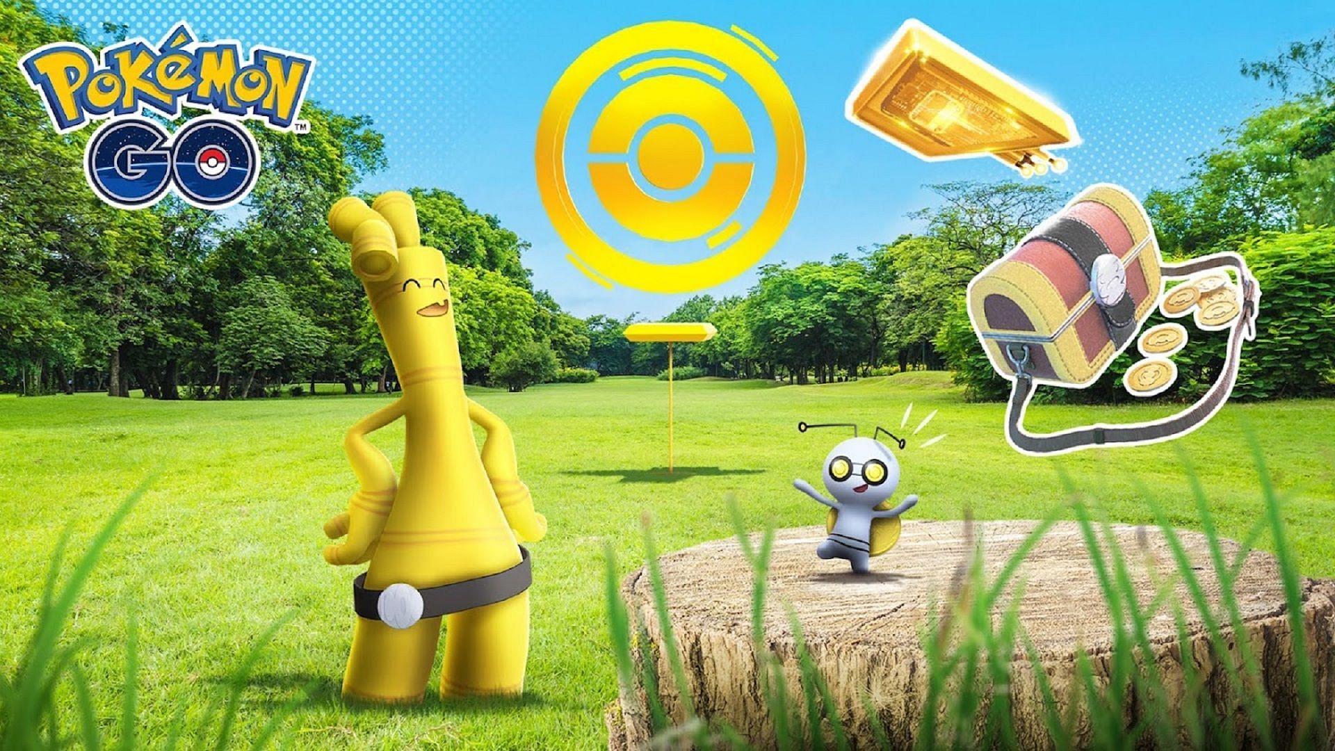 Gimmighoul has returned to Pokemon GO along with its evolution Gholdengo (Image via Niantic)