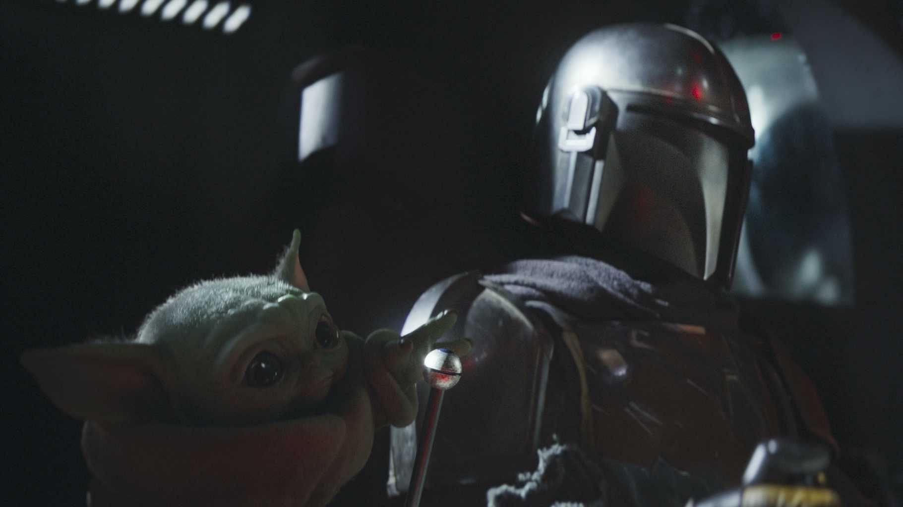 Mando's heroic side emerges as he rescues Baby Yoda (Image via Lucasfilm)
