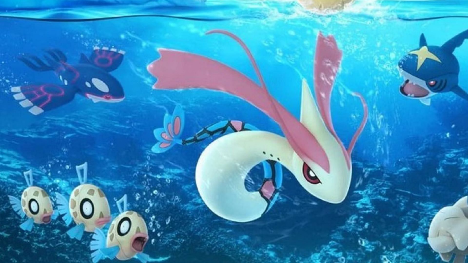Milotic excels all-around and only has a small set of weaknesses (Image via Niantic)