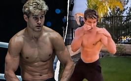 Fans react to shirtless Sage Northcutt showing off his incredible speed