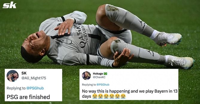 "Cursed club" "Season is over" - PSG fans left shell-shocked as Kylian Mbappe and Sergio Ramos are subbed off due to injuries against Montpellier