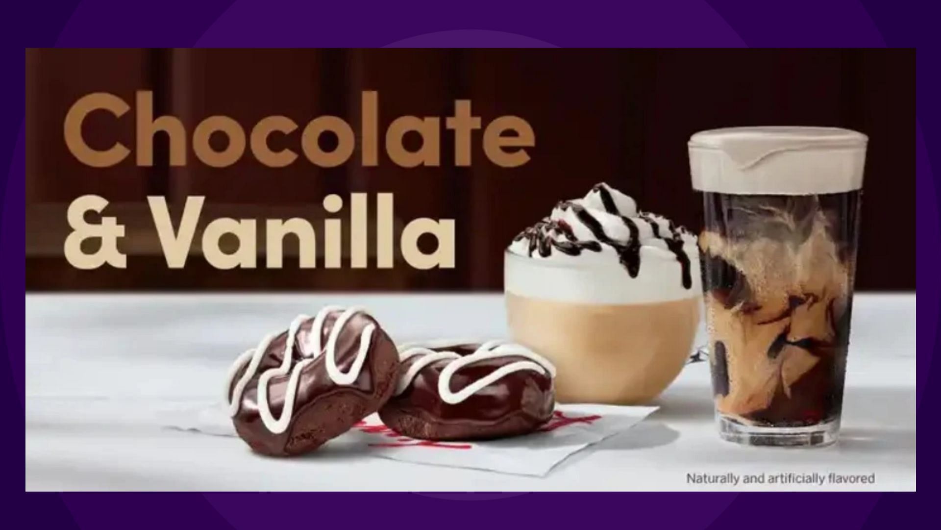 All new Tim Hortons&rsquo; Chocolate and Vanilla flavor menu! (Image via Tim Hortons