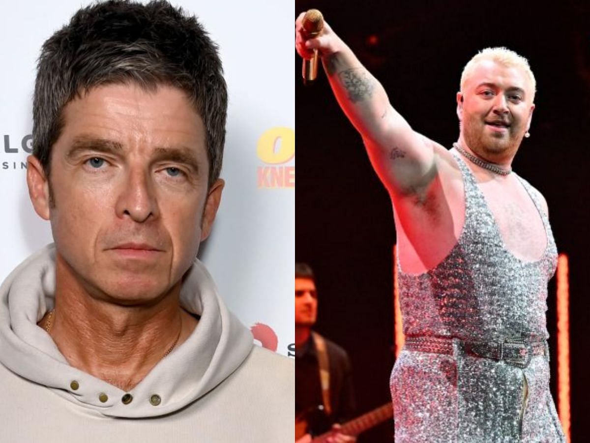 Noel Gallagher misgenders Sam Smith on radio show (Images via Getty Images)