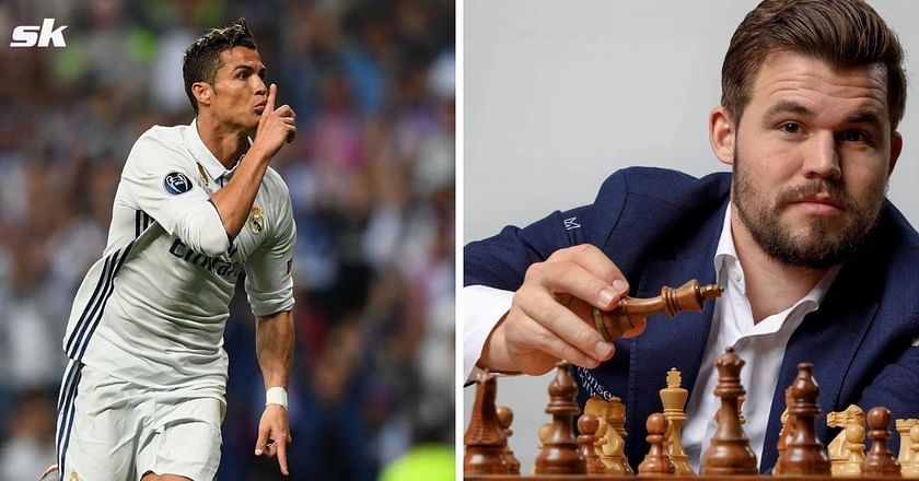 Messi With Ronaldo Playing Chess, messi, ronaldo, chess, sports