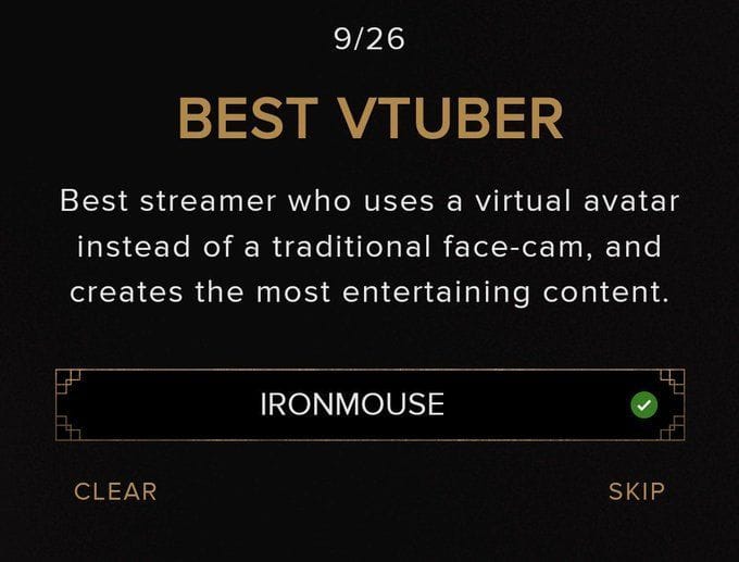 Streamer Awards 2023 Nominations, categories, livestream date, and