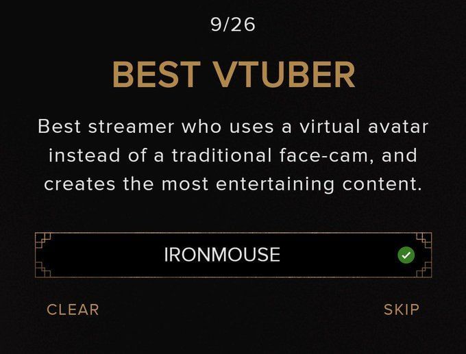 Streamer Awards 2023 Nominations, categories, livestream date, and more revealed