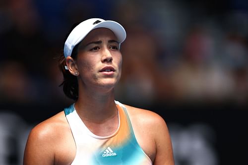 Garbine Muguruza at the 2022 Australian Open