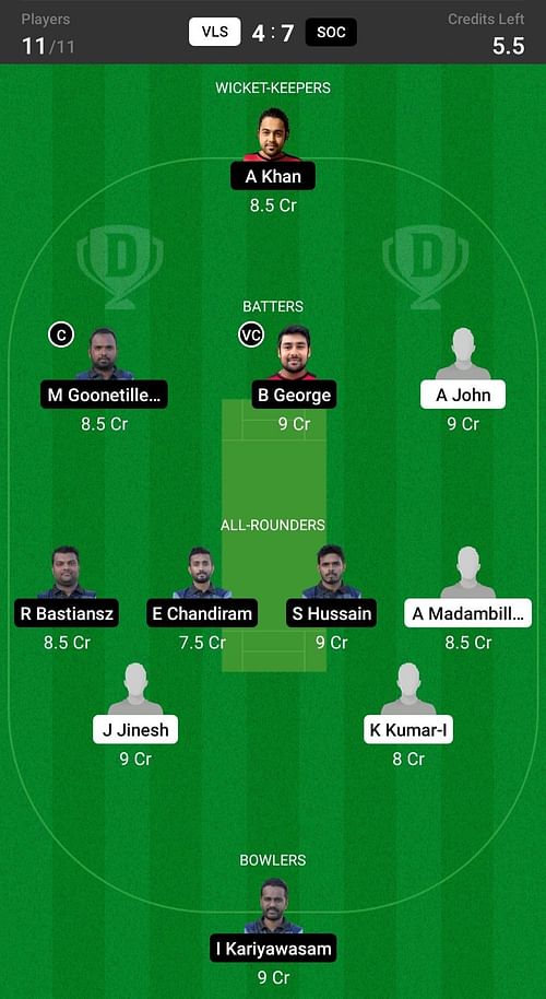 Southern Crusaders vs Victoria Lions Fantasy suggestion #1