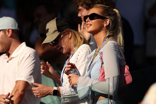 Paige Lorenze and Jill MacMillan at the Australian Open. (PC: Getty Images)