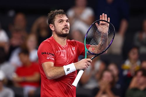 Stan Wawrinka at the 2023 United Cup.