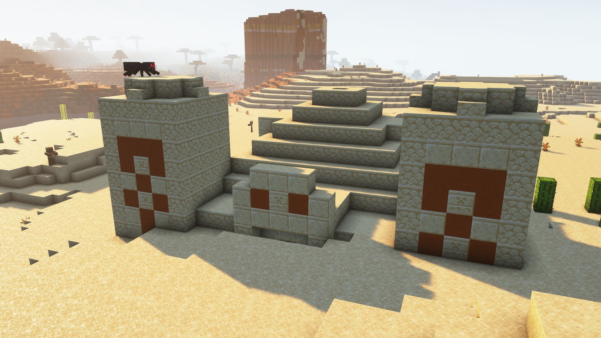 A desert temple (Image via Mojang)