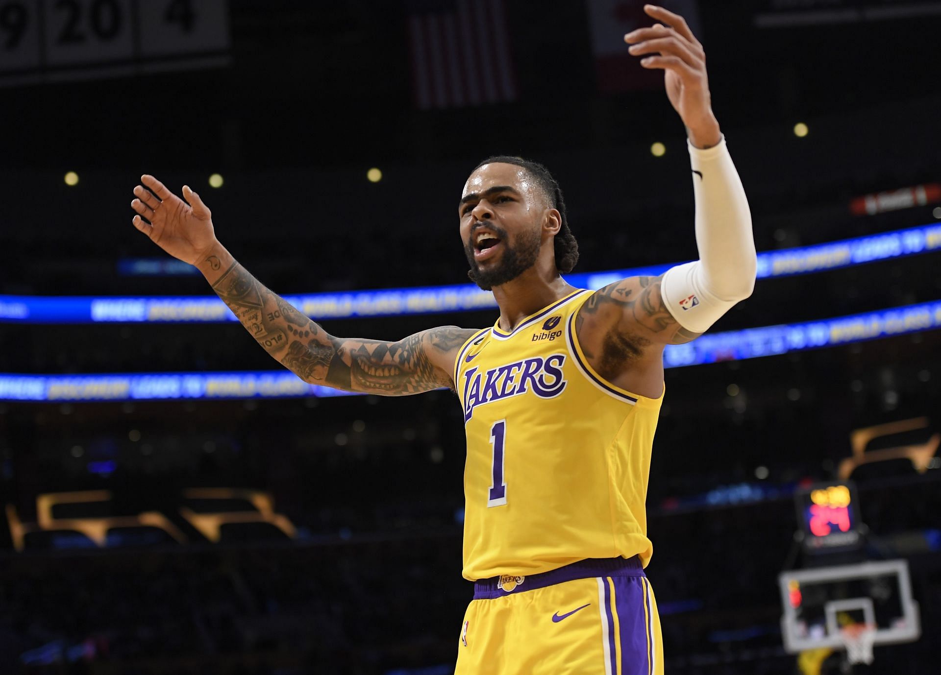 D&#039;Angelo Russell was recently added to the LA Lakers roster