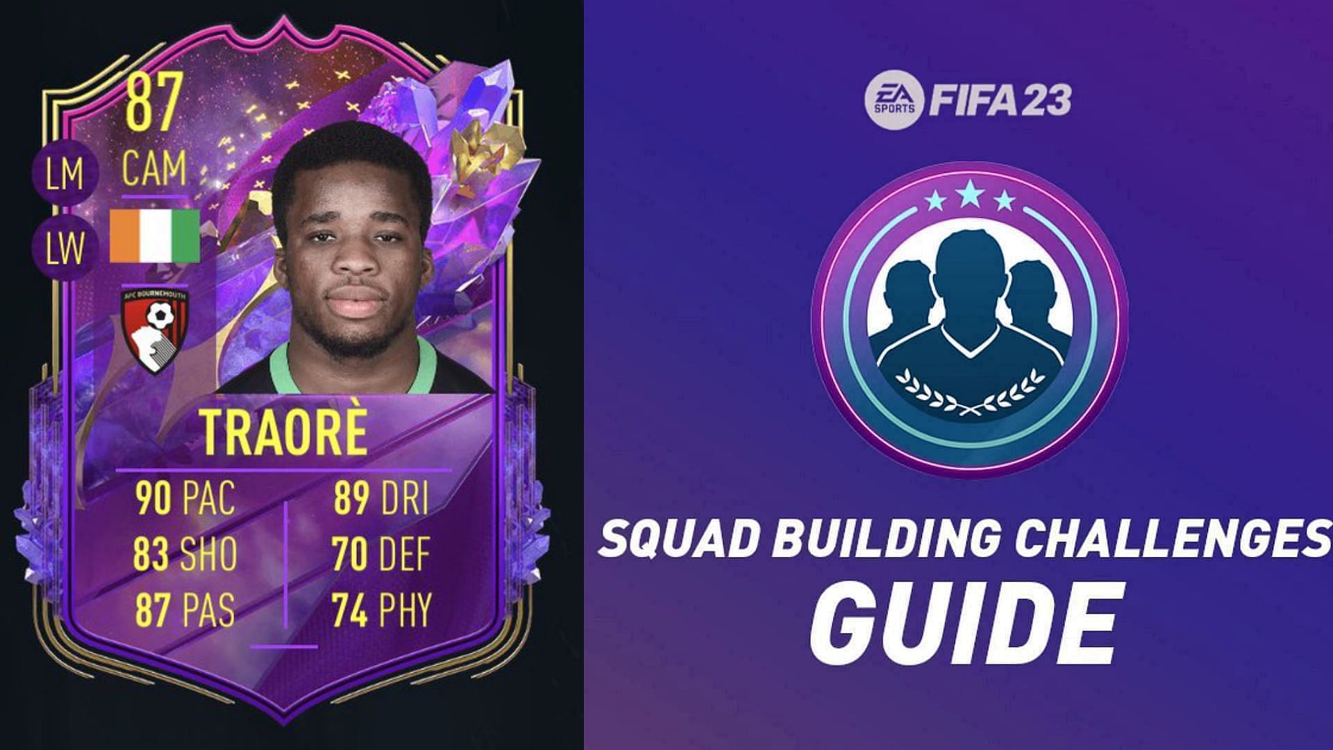 Hamed Traore Future Stars SBC in FIFA 23 Ultimate Team guide (Image via EA Sports FIFA)