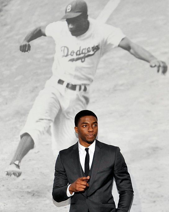 Dodgers news: How Chadwick Boseman prepared to play Jackie Robinson - True  Blue LA