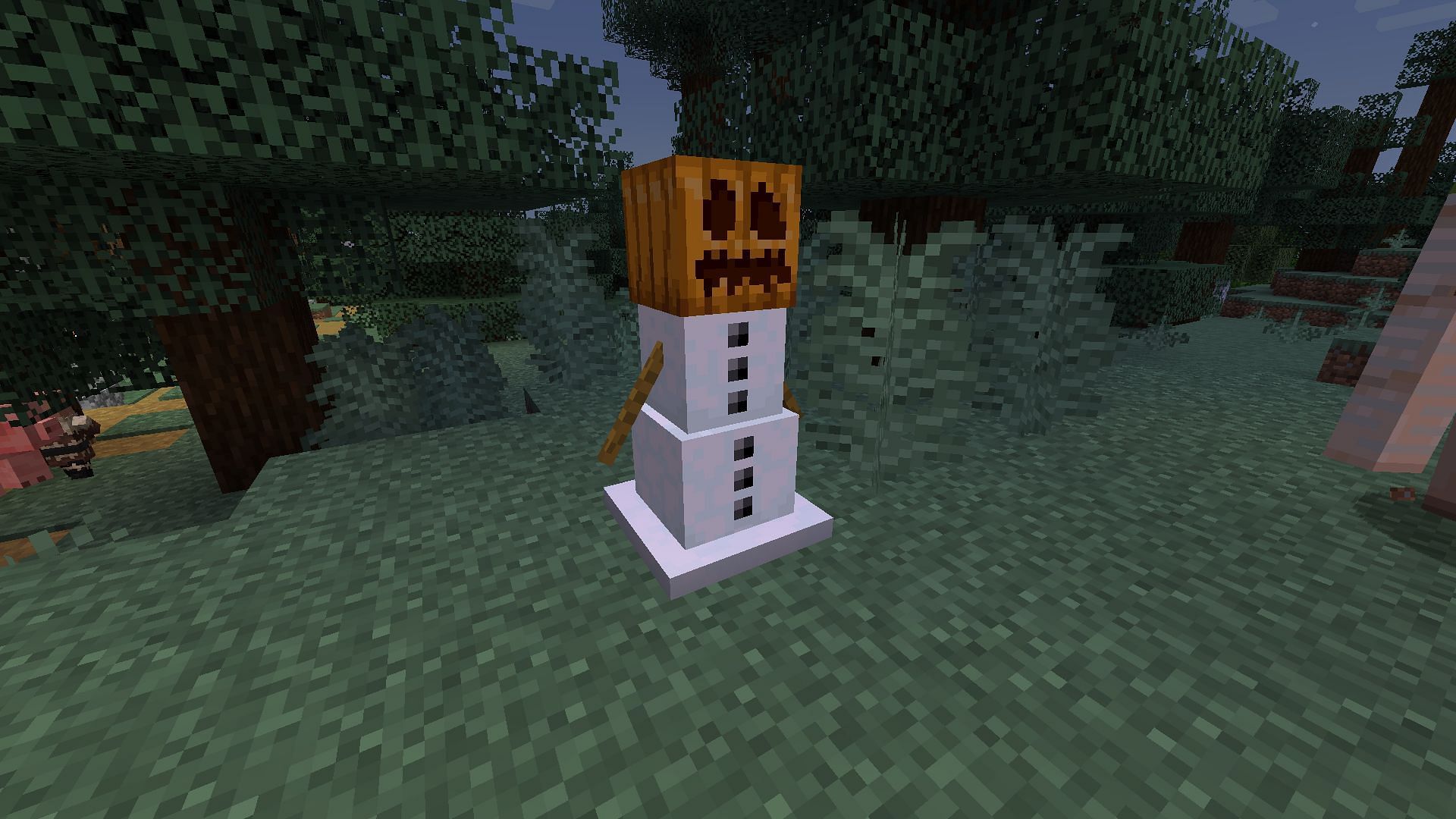 Snow Golems are great allies in fighting hostile mobs in Minecraft (Image via Mojang)