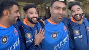 [Watch] Mohammed Siraj tries to interact with Ravichandran Ashwin in Tamil ahead of Border-Gavaskar Trophy series