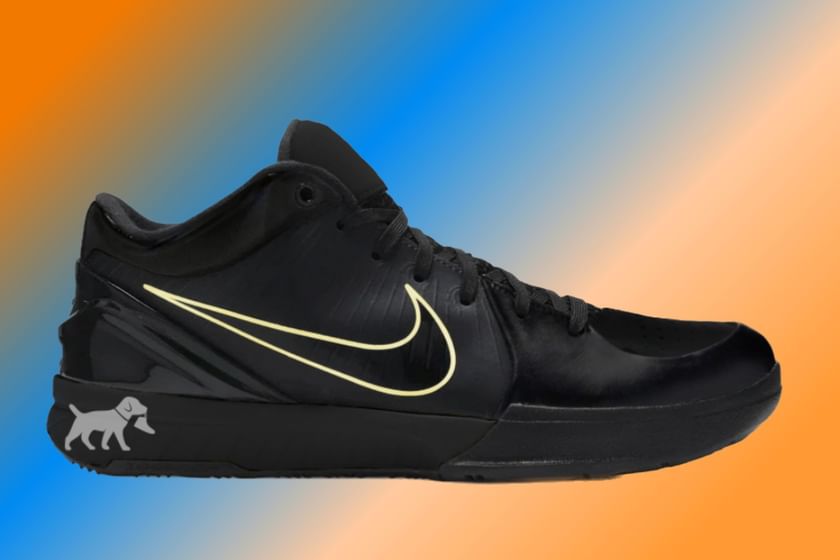 kobe 4 black and gold