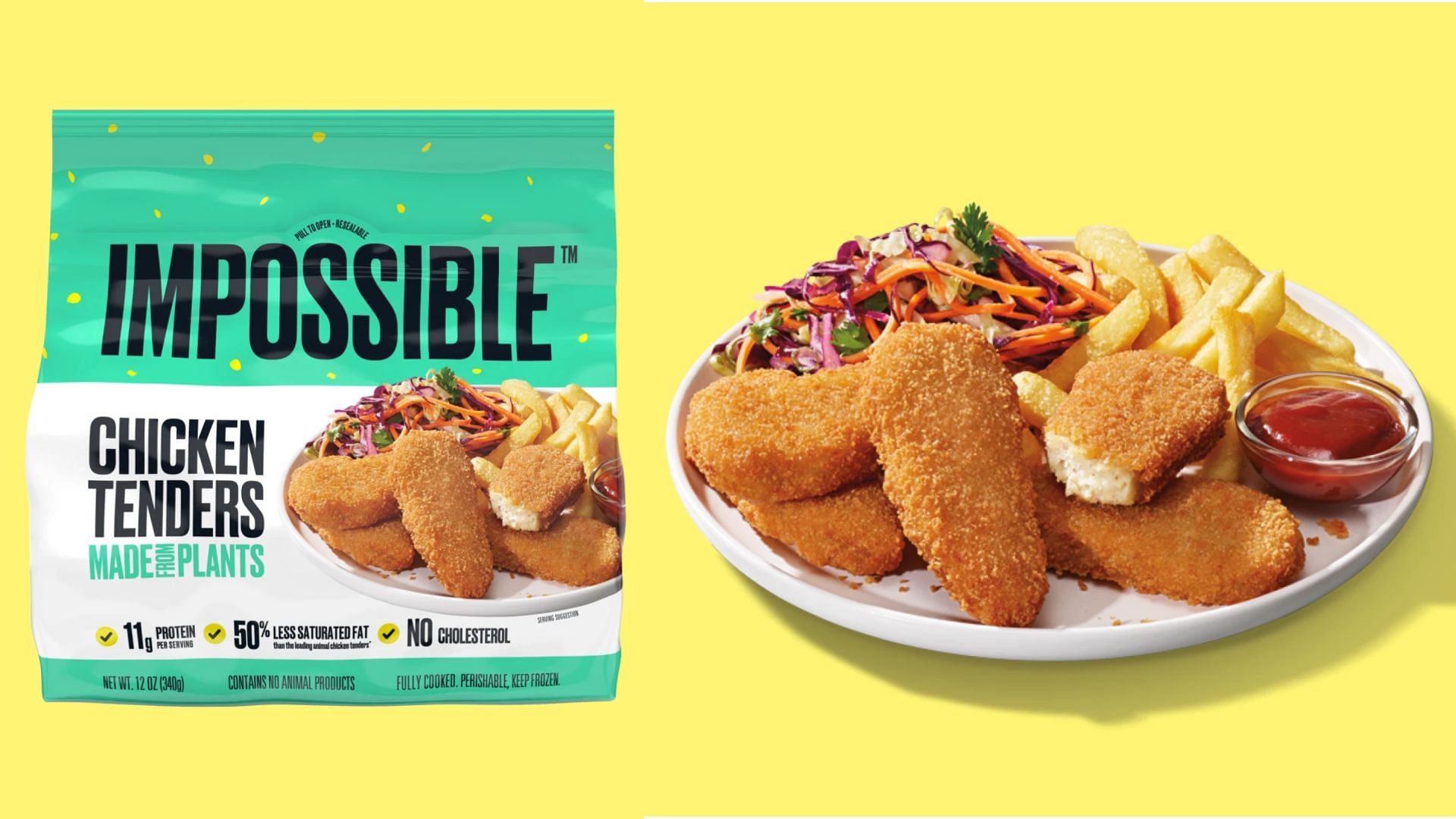 The new Impossible&trade; Chicken Tenders (Image via Impossible Foods)