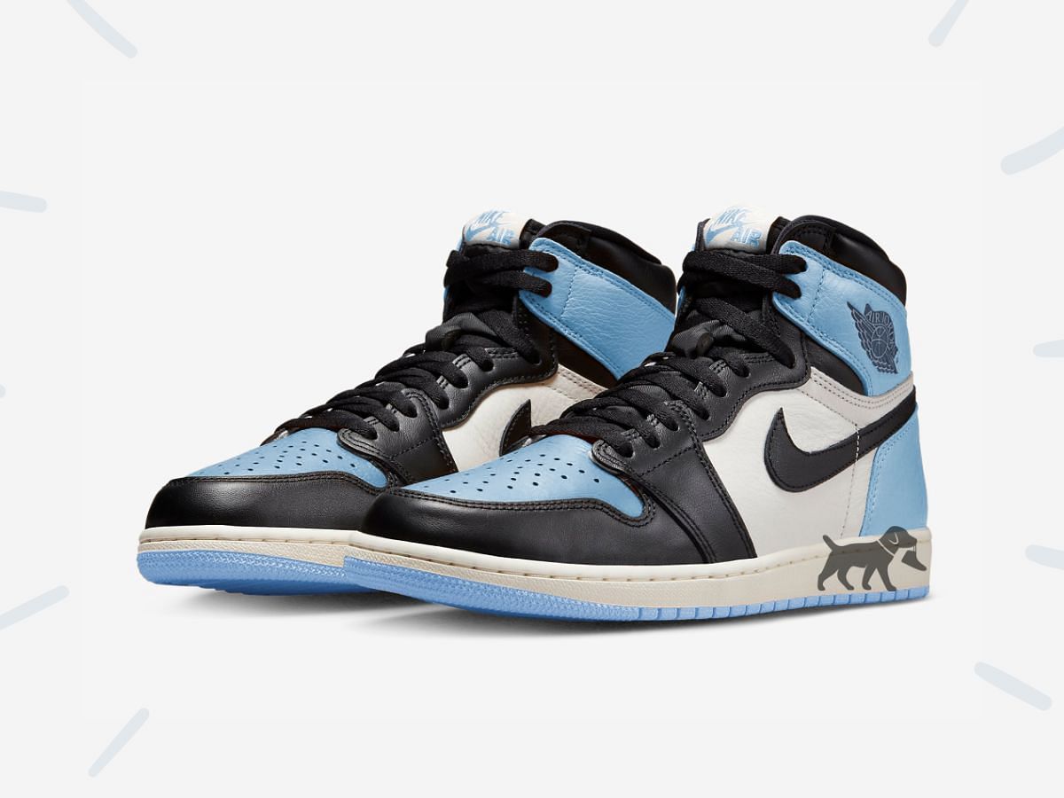 Air jordan shop 1 blue toe