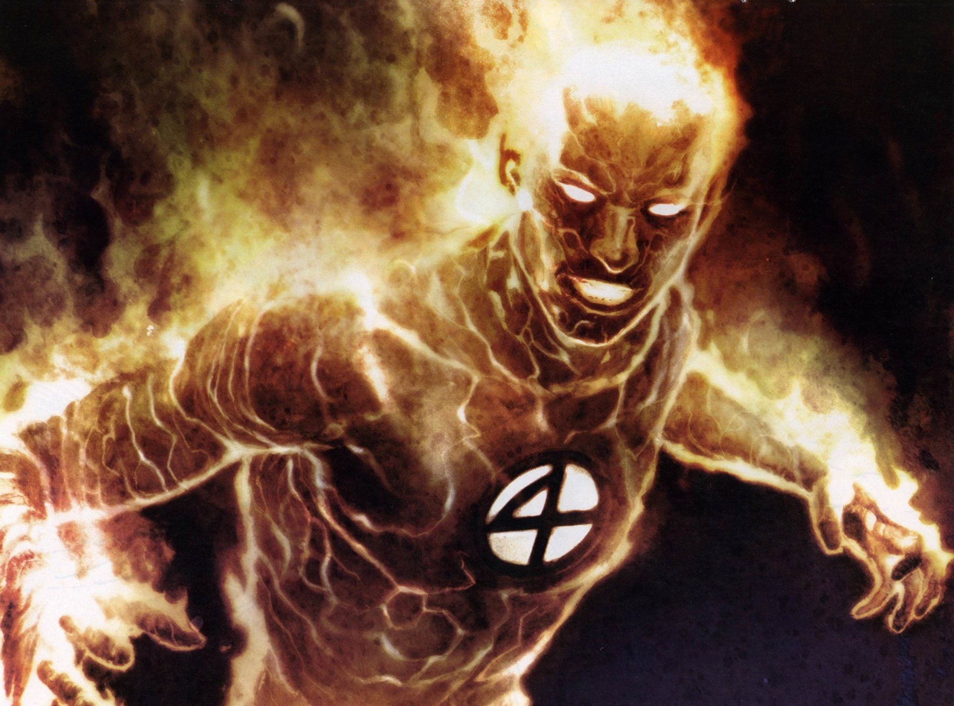 The Human Torch is a hero who has fought for justice and to protect humanity at large. (Image via Marvel)
