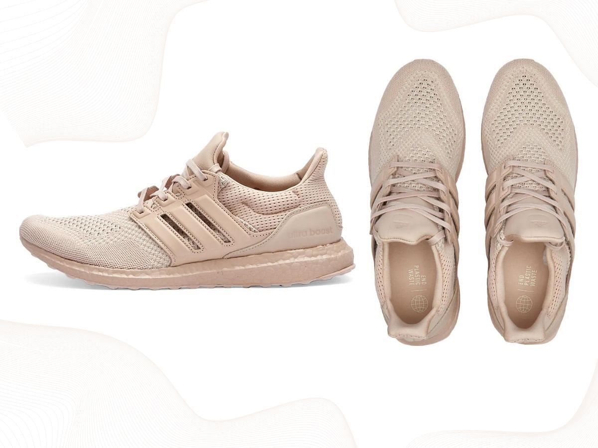 Adidas UltraBOOST 1.0 DNA &quot;Wonder Taupe&quot; sneakers will retail in men&#039;s sizes (Image via END.)