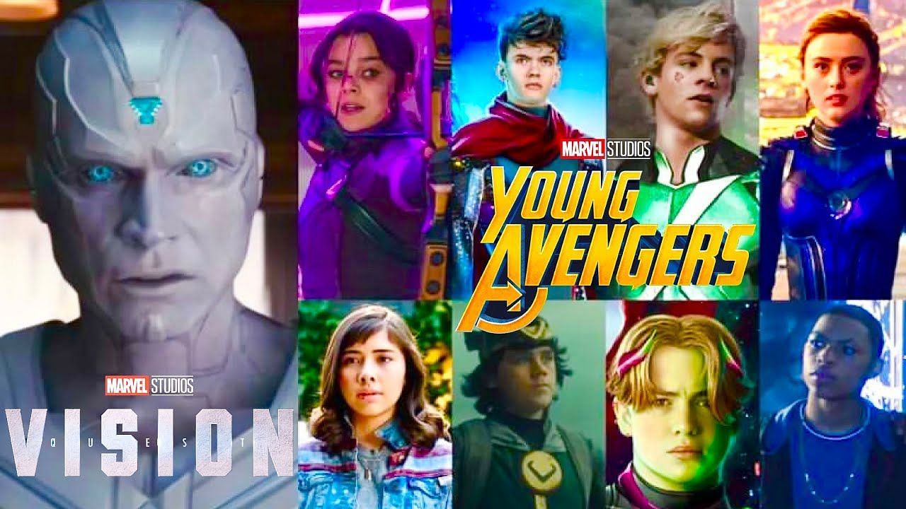 White Vison mentors the Young Avengers (Image via Marvel)