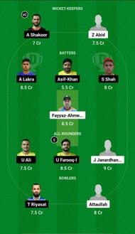 PAG vs FM Dream11 Prediction - ICCA Arabian T20 League