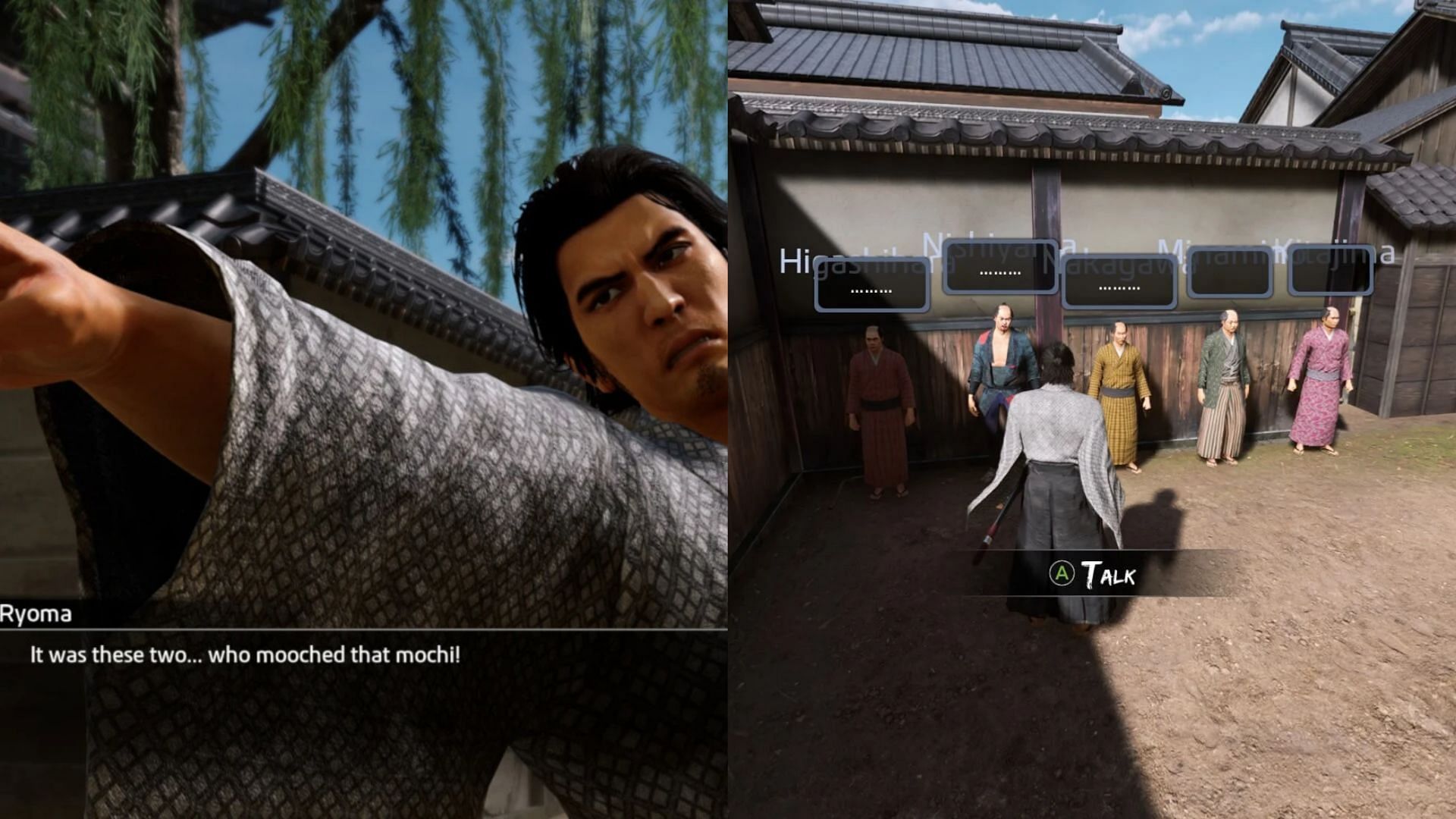 Like a Dragon Ishin The Mochi Mystery (image via Sega)