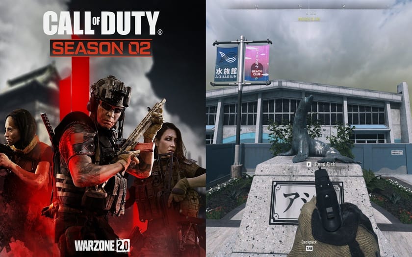 Warzone 2 Easter egg How to go fishing in Ashika Island and feed the Sea Lion