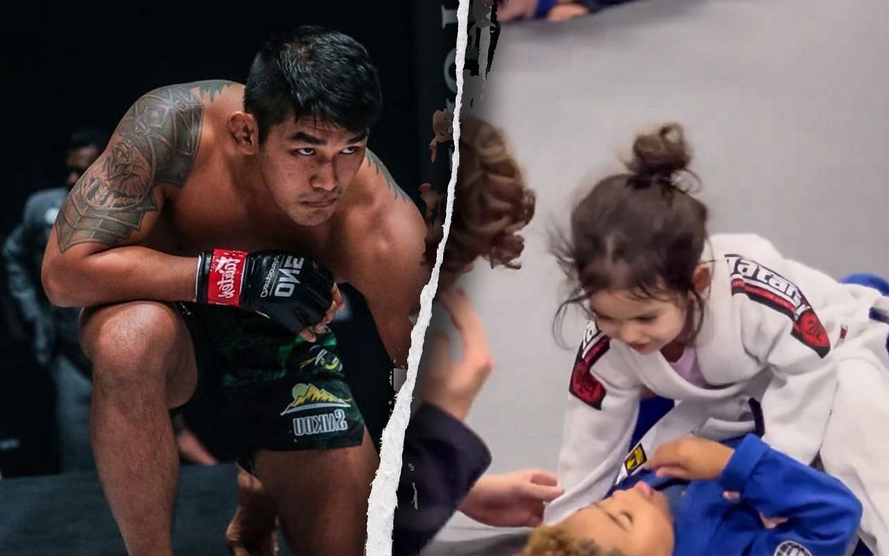 Aung La N Sang&rsquo;s daughter begins training in jiu-jitsu [Credit: ONE Championship/Instagram @aunglansang]