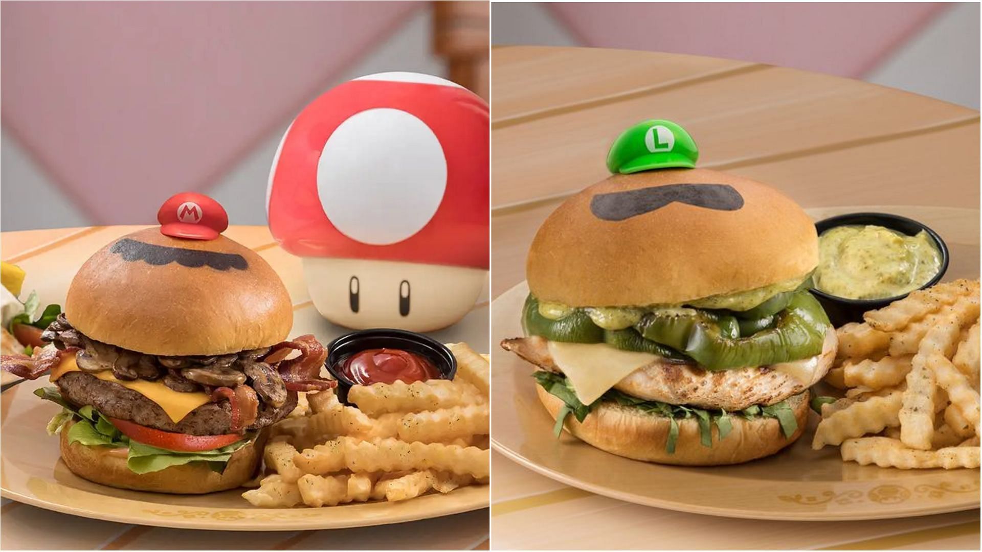 Mario &amp; Luigi Burgers (Image via Universal Studios)