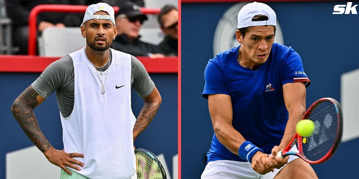 Nick Kyrgios takes a dig at Sebastian Baez