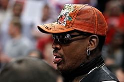When Dennis Rodman compared time with Pistons to Michael Jordan and Chicago Bulls era: "If Mike came to the lane, somebody's gotta knock his a** down"