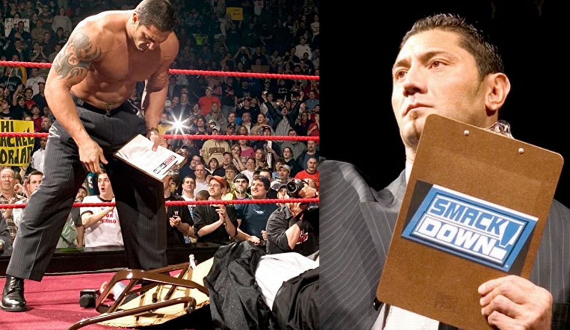 WWE में बतिस्ता ने ट्रिपल एच को सालों पहले धोखा दिया था 