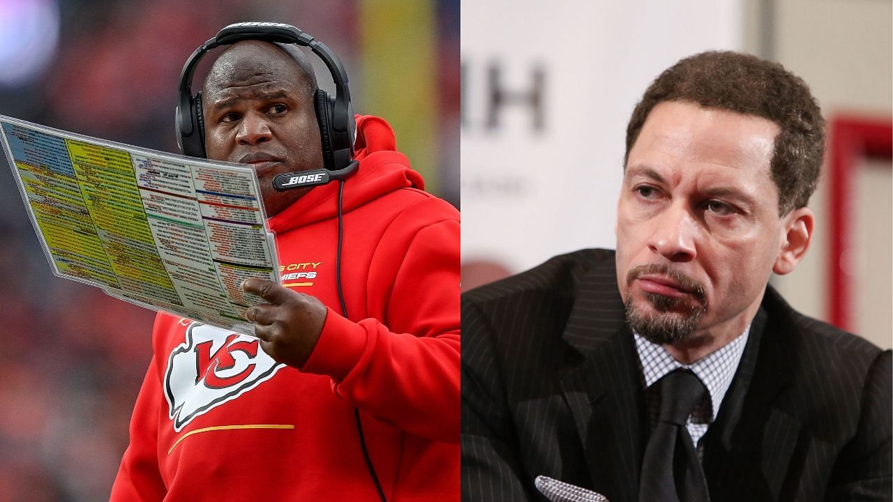 Eric Bieniemy and Chris Broussard