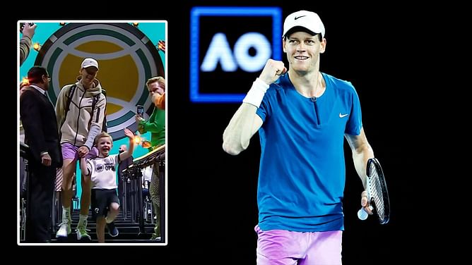 "It's your time kid"- Jannik Sinner's endearing message to young fan who stole the show at his match against Stan Wawrinka at the ABN AMRO Open