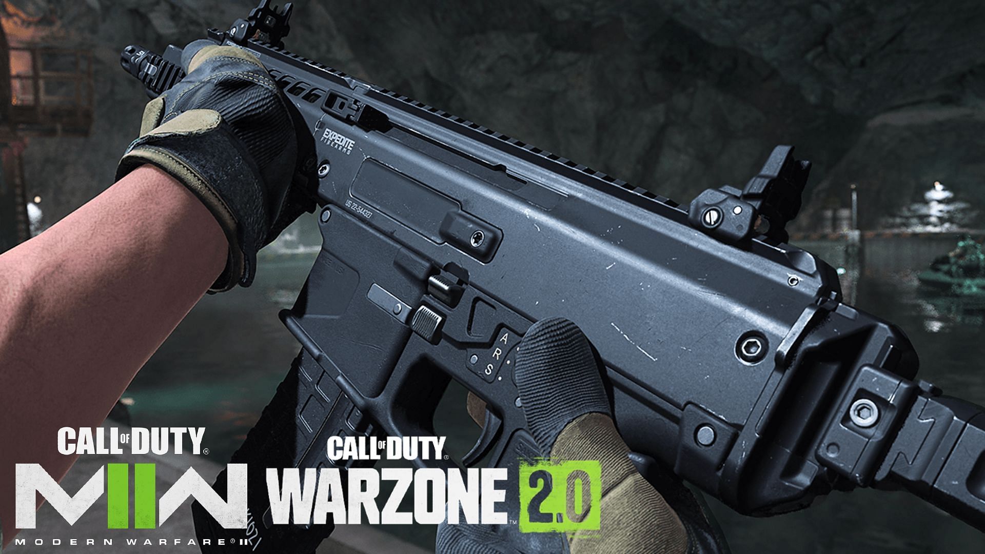 In-game footage of the ISO Hemlock assault rifle (Image via Activision)
