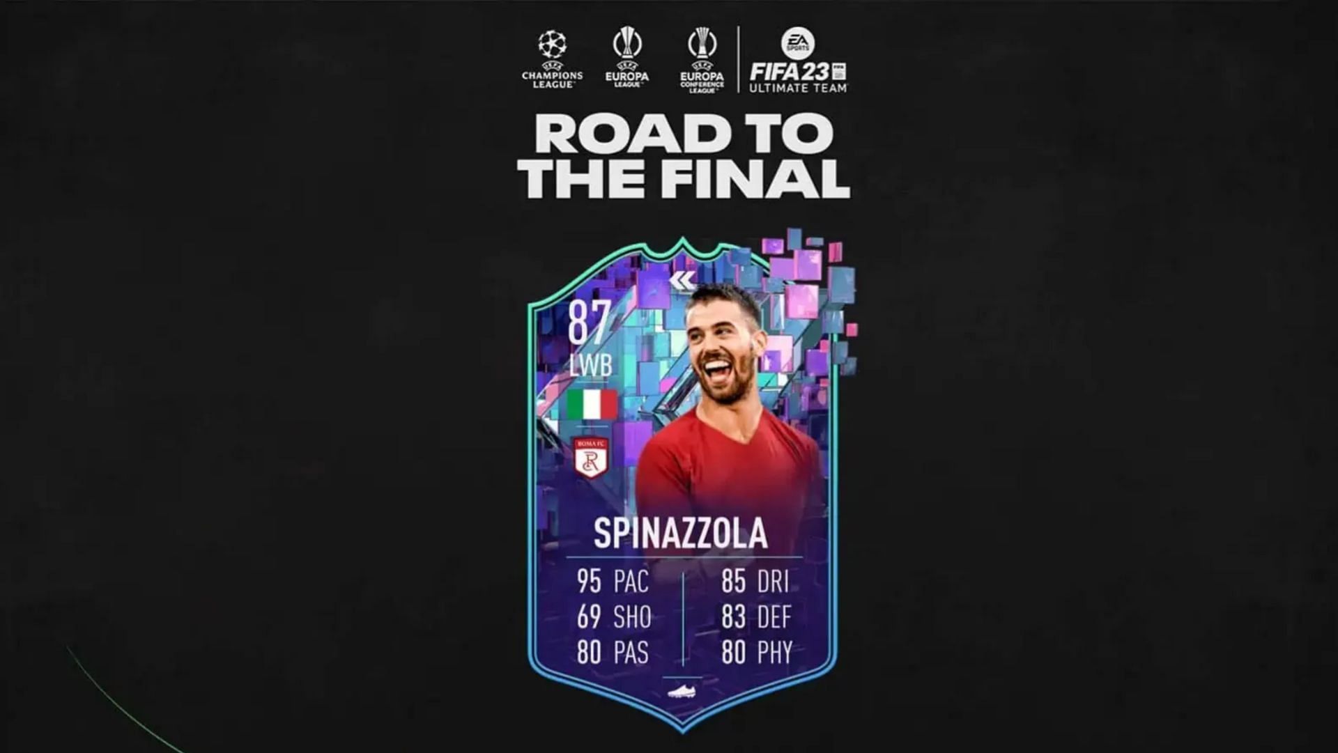 FIFA 23 players can get plenty of value from the Leonardo Spinazzola Flashback SBC in Ultimate Team (image via EA Sports)