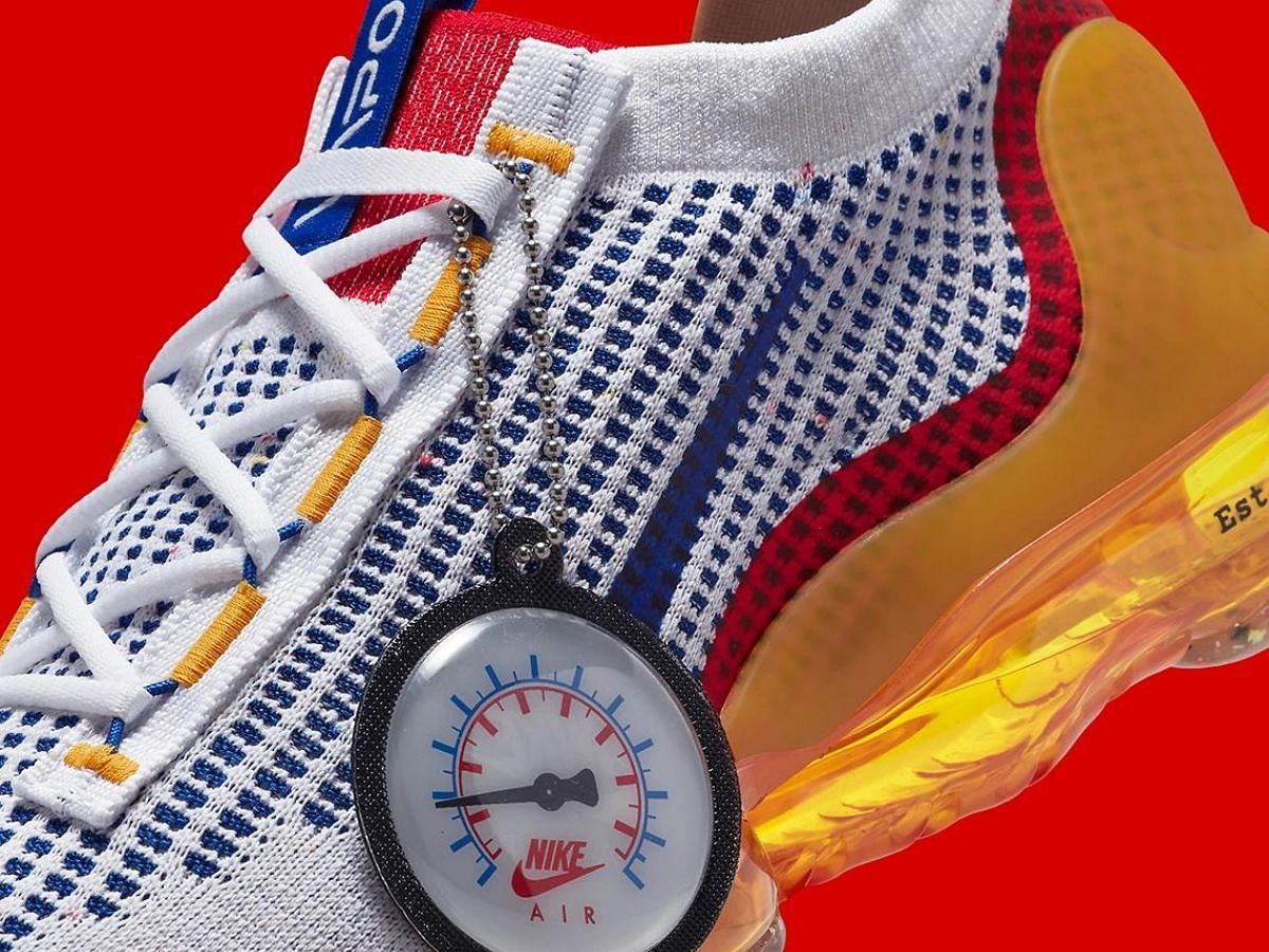 Take a closer look at the tongue areas and hangtag of these shoes (Image via Nike)