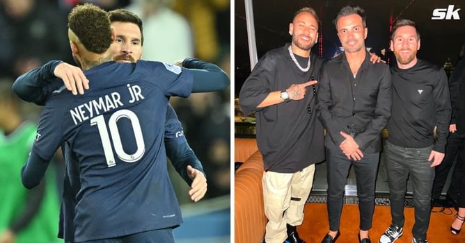Lionel Messi spotted attending Neymar’s birthday celebration after spearheading PSG to 2-1 win against Toulouse