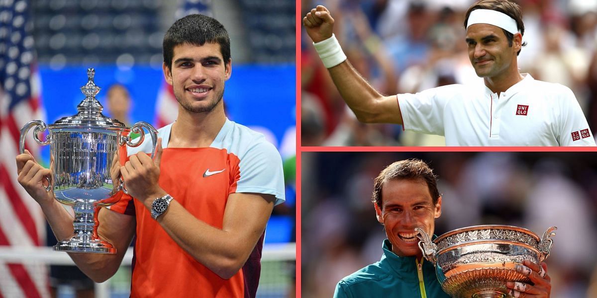 Carlos Alcaraz compared to Roger Federer and Rafael Nadal by tennis ...